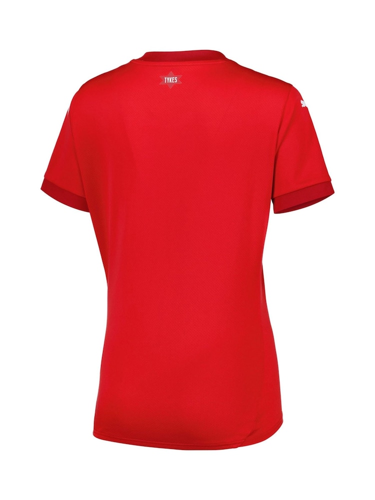 Puma Red Womens Barnsley Puma Home Shirt 2024-25 - Image 3 of 3