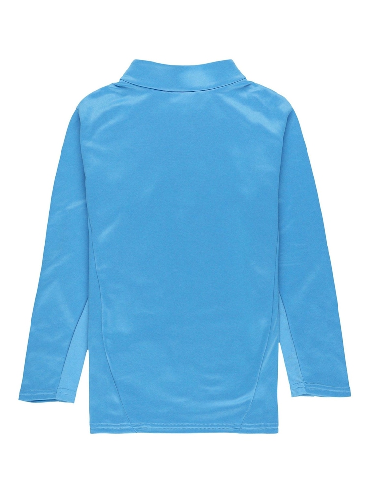 Puma Blue Kids Manchester City Training Fleece Top - Image 3 of 3 Puma Blue Kids Manchester City Training Fleece Top - Image 3 of 3