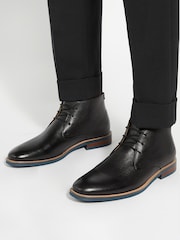 Dune London Black Millers Comfort Sole Chukka Boots - Image 1 of 6