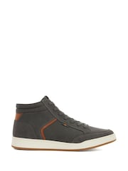 Gris - Zapatillas de deporte con detalle en el cuello Streets de Dune London - Imagen 2 de 6