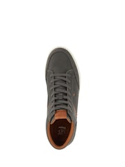 Gris - Zapatillas de deporte con detalle en el cuello Streets de Dune London - Imagen 5 de 6
