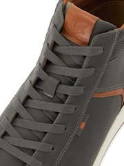 Gris - Zapatillas de deporte con detalle en el cuello Streets de Dune London - Imagen 6 de 6