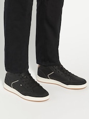 Negro - Zapatillas de deporte con detalle en el cuello Streets de Dune London - Imagen 1 de 6
