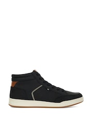 Negro - Zapatillas de deporte con detalle en el cuello Streets de Dune London - Imagen 2 de 6