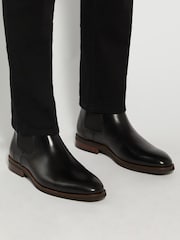 Dune London Black Maxton Chelsea Boots - Image 1 of 6