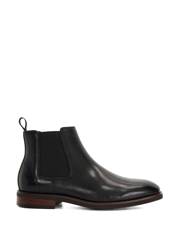 Dune London Black Maxton Chelsea Boots - Image 2 of 6