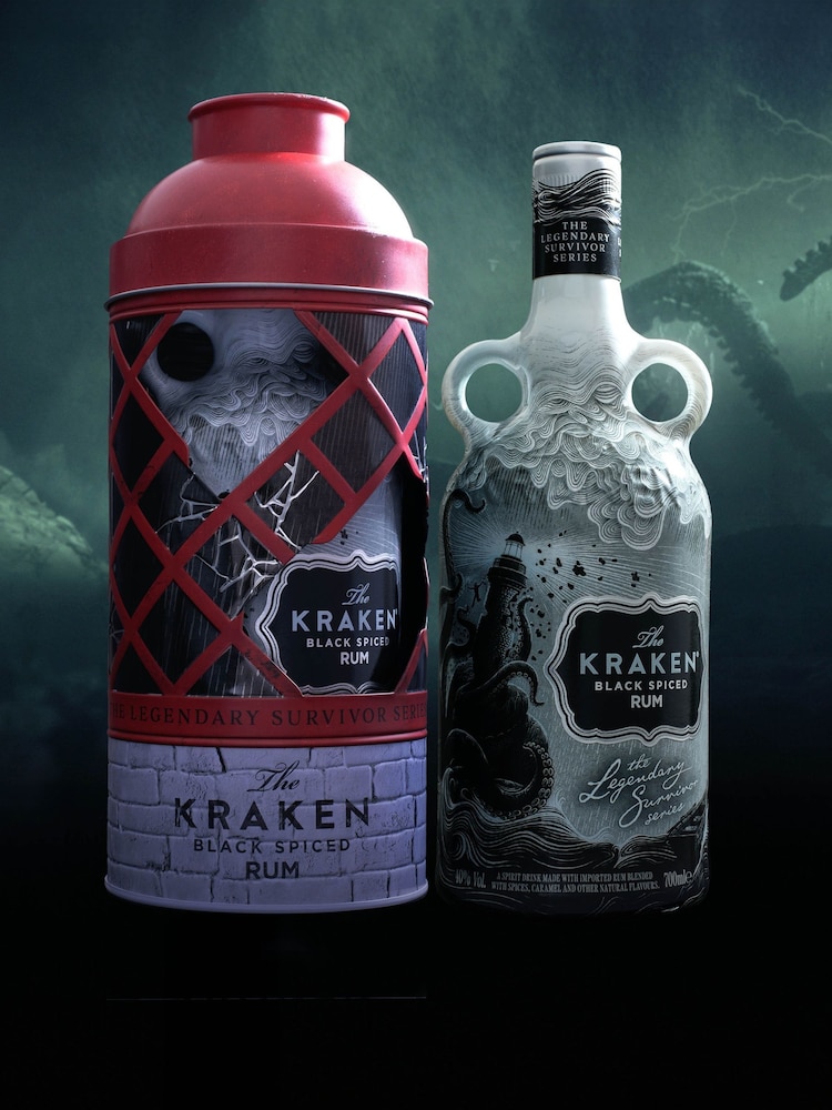 DrinksTime Kraken Black Spiced Legendary Survivor Rum - Image 1 of 2
