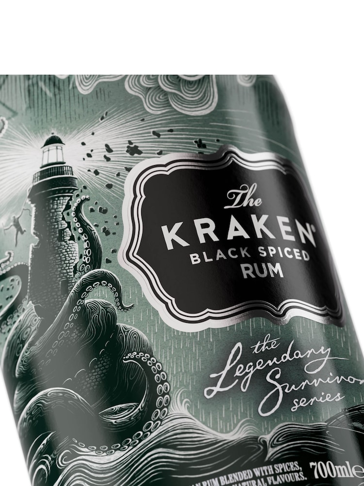 DrinksTime Kraken Black Spiced Legendary Survivor Rum - Image 2 of 2
