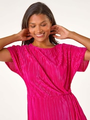 Roman Textured Side Tie Top - Image 4 of 5