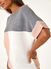 Roman de malha Colour Block Jumper - Imagem 5 de 5
