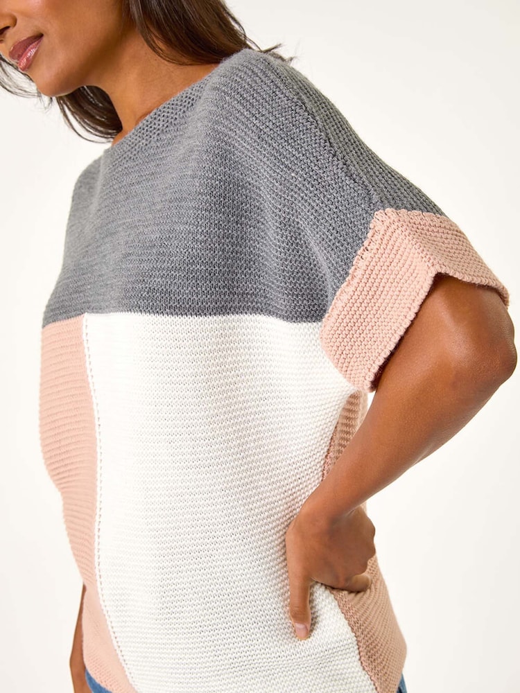 Roman de malha Colour Block Jumper - Imagem 5 de 5