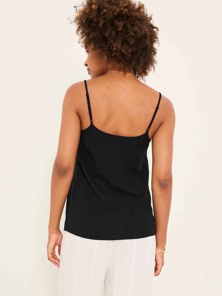 FatFace Sisley Black Cami - Image 2 of 5