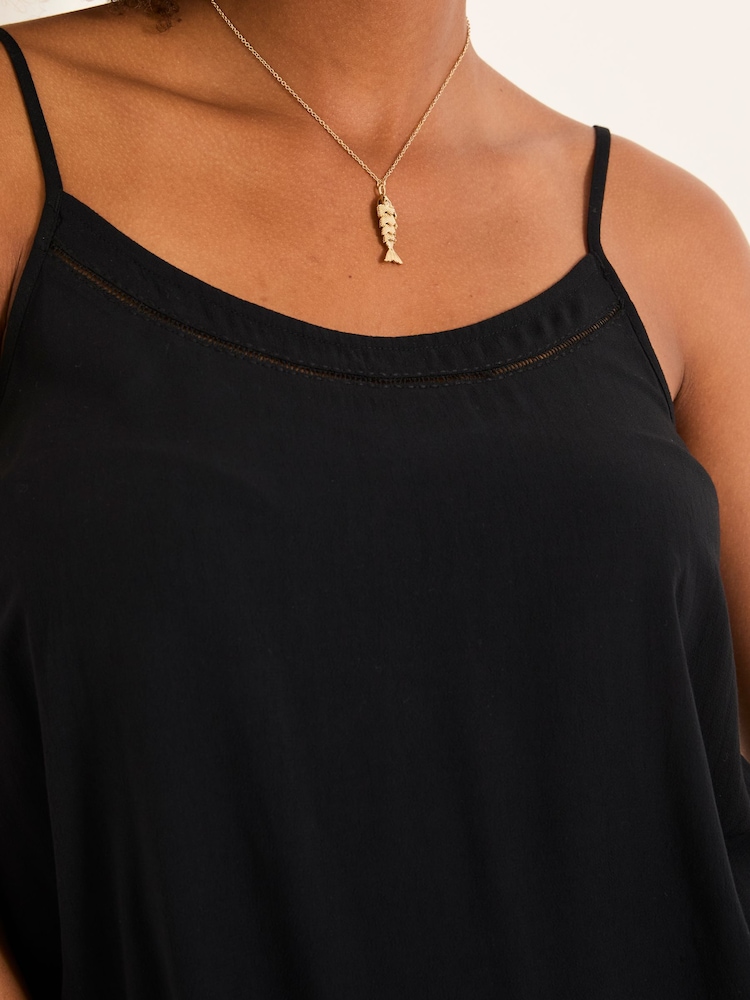 FatFace Sisley Black Cami - Image 4 of 5