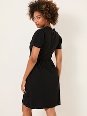 FatFace Josie Black Jersey Dress - Image 2 of 6