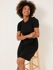 FatFace Josie Black Jersey Dress - Image 3 of 6