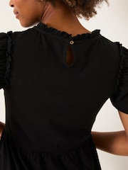 FatFace Josie Black Jersey Dress - Image 5 of 6