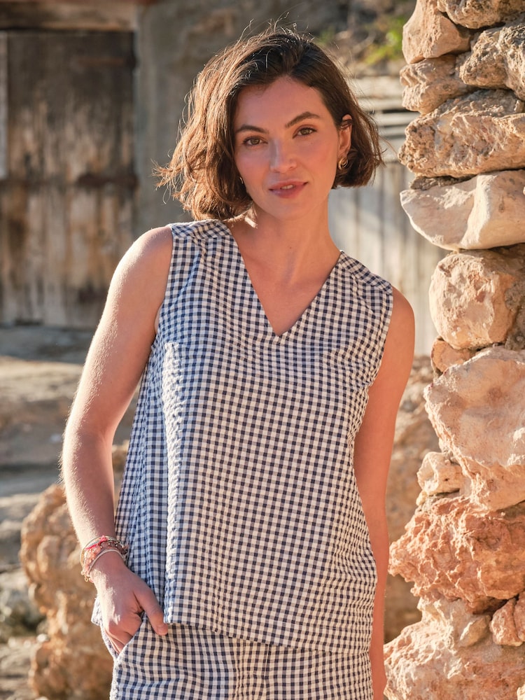 FatFace Gingham Cami - Imagen 1 de 6