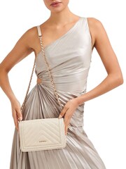 Carvela Cream Lara Tassel Flapover Bag - Image 1 of 5