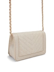 Carvela Cream Lara Tassel Flapover Bag - Image 4 of 5