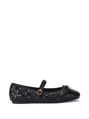 Carvela Diamond Quilt Ballerina Shoes - Image 2 of 5