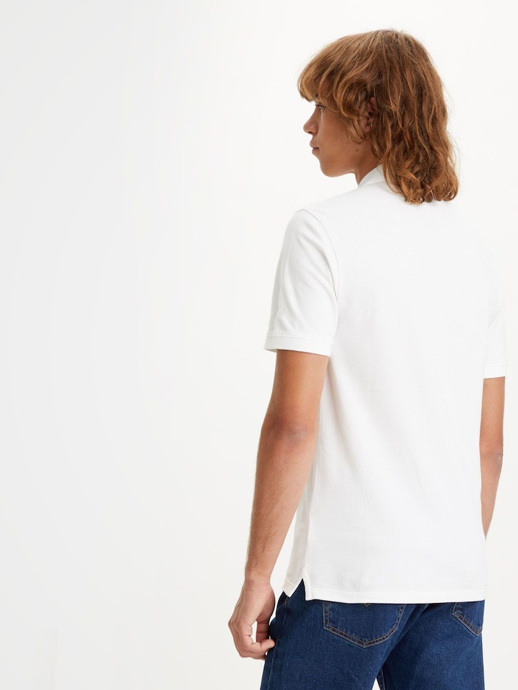 Weiß - Levi's® Housemark Polo-Shirt in schmaler Passform - Bild 2 von 6