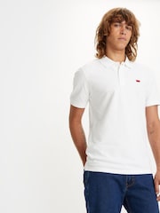 Weiß - Levi's® Housemark Polo-Shirt in schmaler Passform - Bild 3 von 6