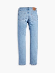 Levi's® Blue Womens 501® 100% Cotton Jeans For Light Indigo Worn In - Image 8 of 8