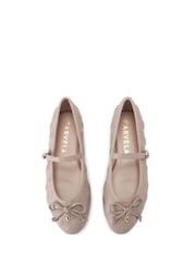Vaalea beige - Carvela Diamond Quilt Ballerina Kengät - Kuva 3 / 5