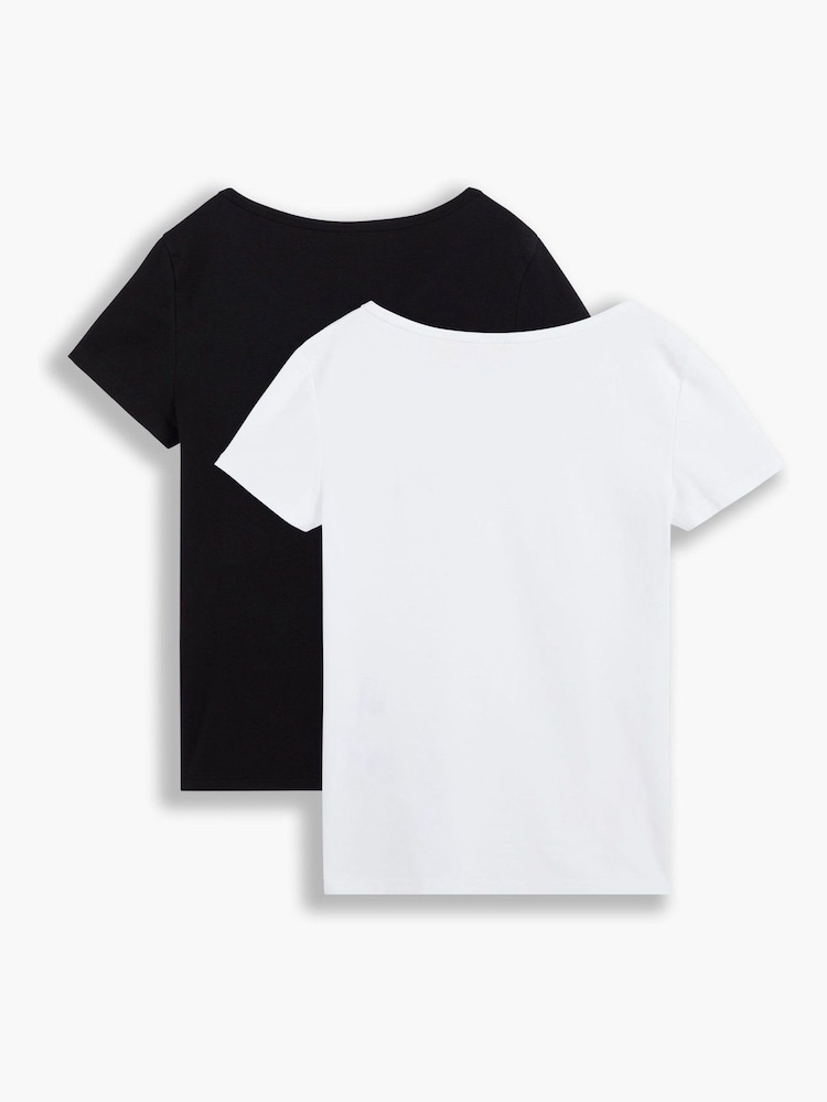 Pack de 2 camisetas de algodón 100 % con cuello redondo de Levi's® - Imagen 1 de 4