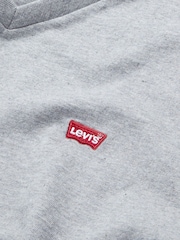 Levi's® Grey 100% Cotton Original Housemark V-Neck T-Shirt - Image 7 of 7