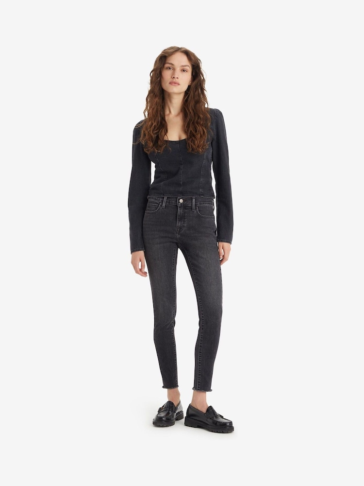 Levi's® Black 710 Super Skinny Jeans - Image 1 of 5