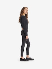 Levi's® Black 710 Super Skinny Jeans - Image 3 of 5