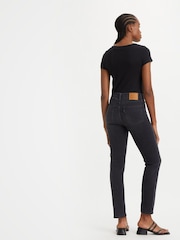 Zwart - Levi's® 724™ rechte jeans met hoge taille  - Image 2 of 8