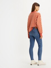Levi's® Blue 720 Hirise Super Skinny Med Jeans - Image 2 of 7
