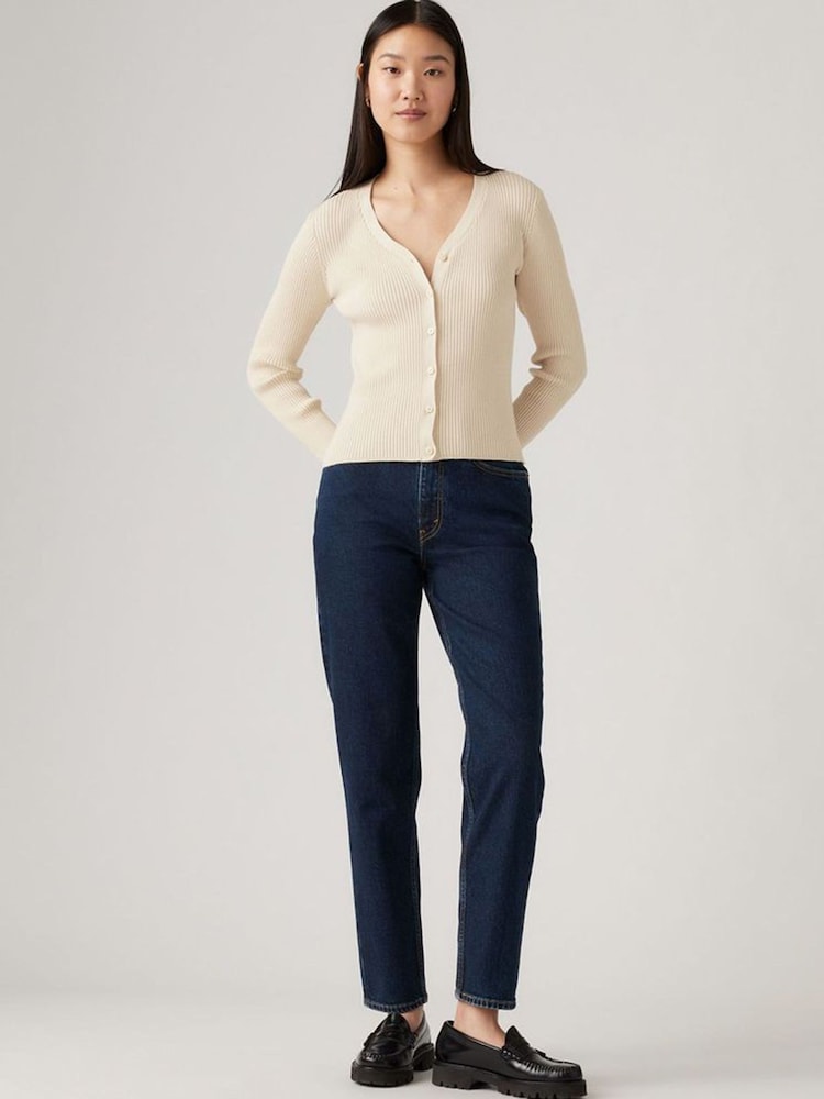 Levi's® Blue 80S Mom Flat Finish Jeans - Image 1 of 7