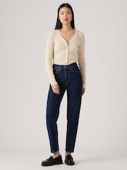 Levi's® Blue 80S Mom Flat Finish Jeans - Image 3 of 7