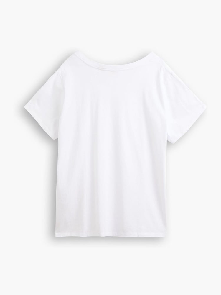 Blanco - Levi's® Perfect V-Neck 100% Cotton T-Shirt - Imagen 2 de 3