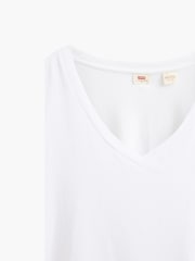 Blanco - Levi's® Perfect V-Neck 100% Cotton T-Shirt - Imagen 3 de 3