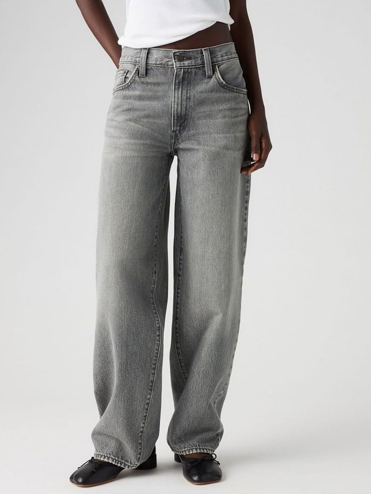 Levi's® Grey 100% Cotton Baggy Dad Jeans - Image 1 of 8