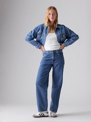 Levi's® Grey 100% Cotton Baggy Dad Jeans - Image 6 of 8