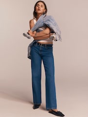 Levi's® Blue 100% Cotton 94 Baggy Worn In Jeans - Image 4 of 6