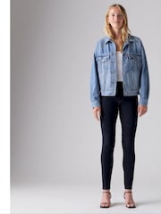 Levi's® Black 721™ High Rise Skinny Jeans - Image 6 of 9