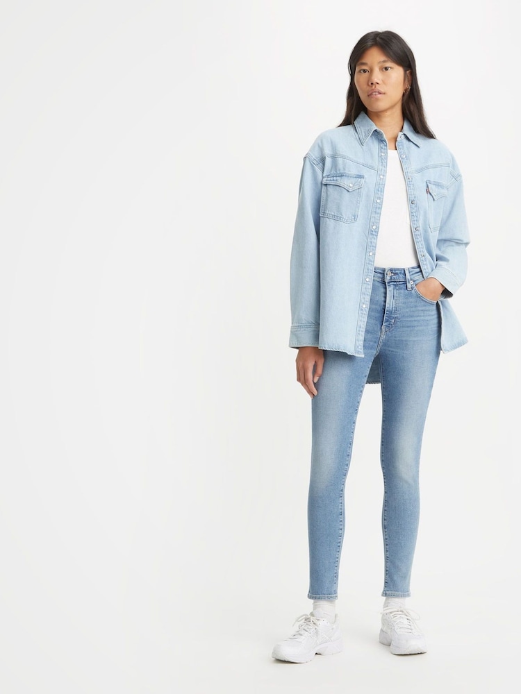 Levi's® Blue 721 High Rise Skinny Jeans - Image 1 of 8