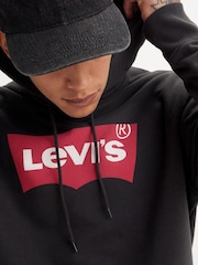 Levi's® Black Standard Graphic 100% Cotton Hoodie - Image 4 of 6