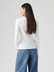 Levi's® White 100% Cotton Essential Long Sleeve T-Shirt - Image 2 of 8