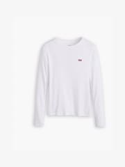 Levi's® White 100% Cotton Essential Long Sleeve T-Shirt - Image 5 of 8