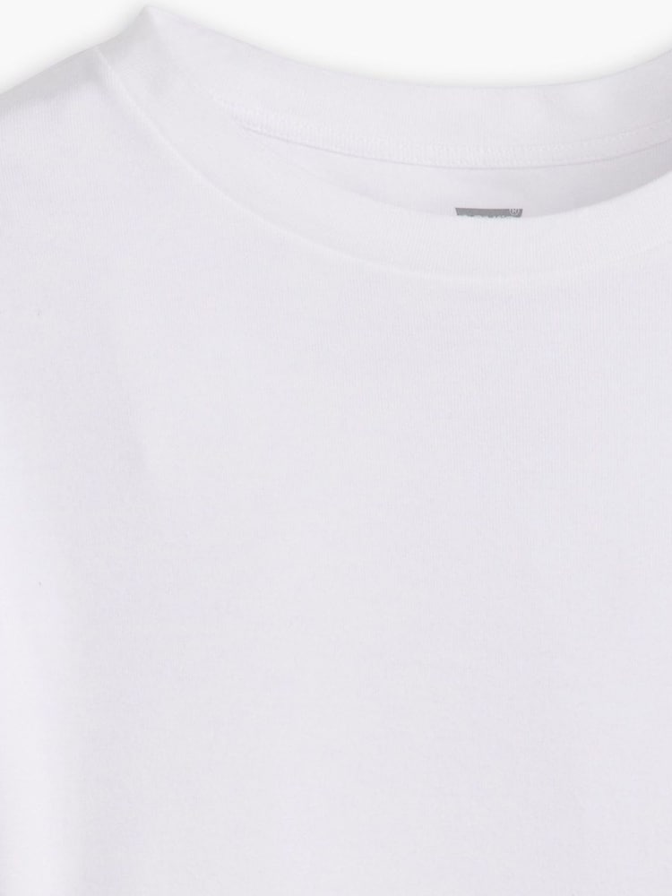 Levi's® White 100% Cotton Essential Long Sleeve T-Shirt - Image 6 of 8
