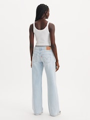 Levi's® Blue 100% Cotton Superlow Loose Flat Finish Jeans - Image 2 of 7