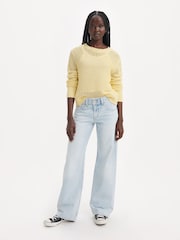 Levi's® Blue 100% Cotton Superlow Loose Flat Finish Jeans - Image 4 of 7
