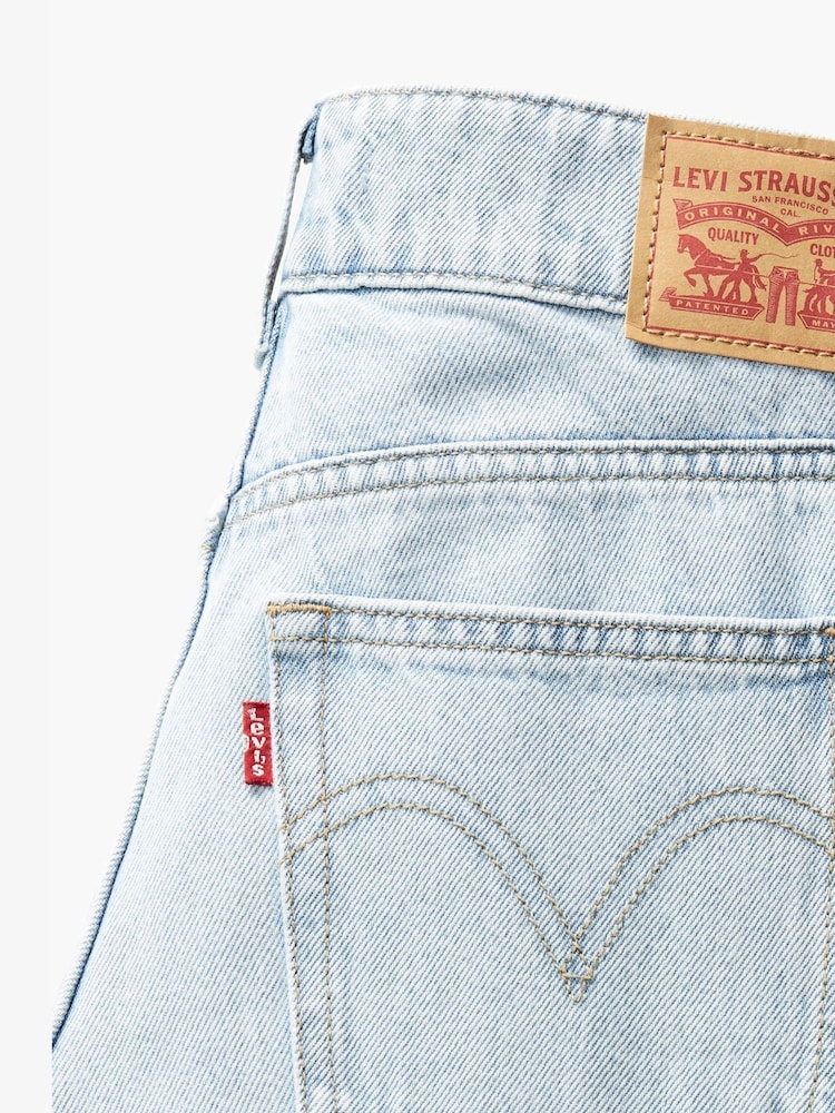Levi's® Blue 100% Cotton Superlow Loose Flat Finish Jeans - Image 7 of 7